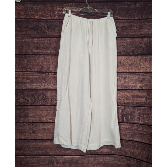Z Supply Rayon Wide Leg Pants With Pockets Size S?? Palazzo Relaxed Boho Lagen - Picture 1 of 9